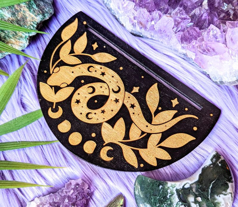 Cosmic Serpent Oracle Card Holder | Goddess Provisions