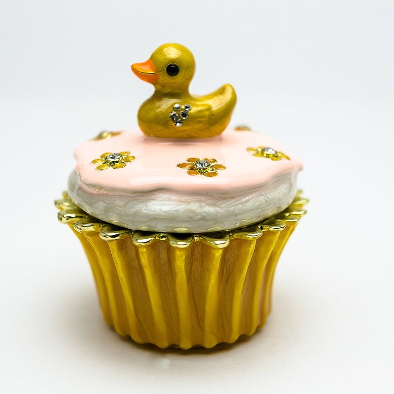 Yellow Duck on Cupcake
