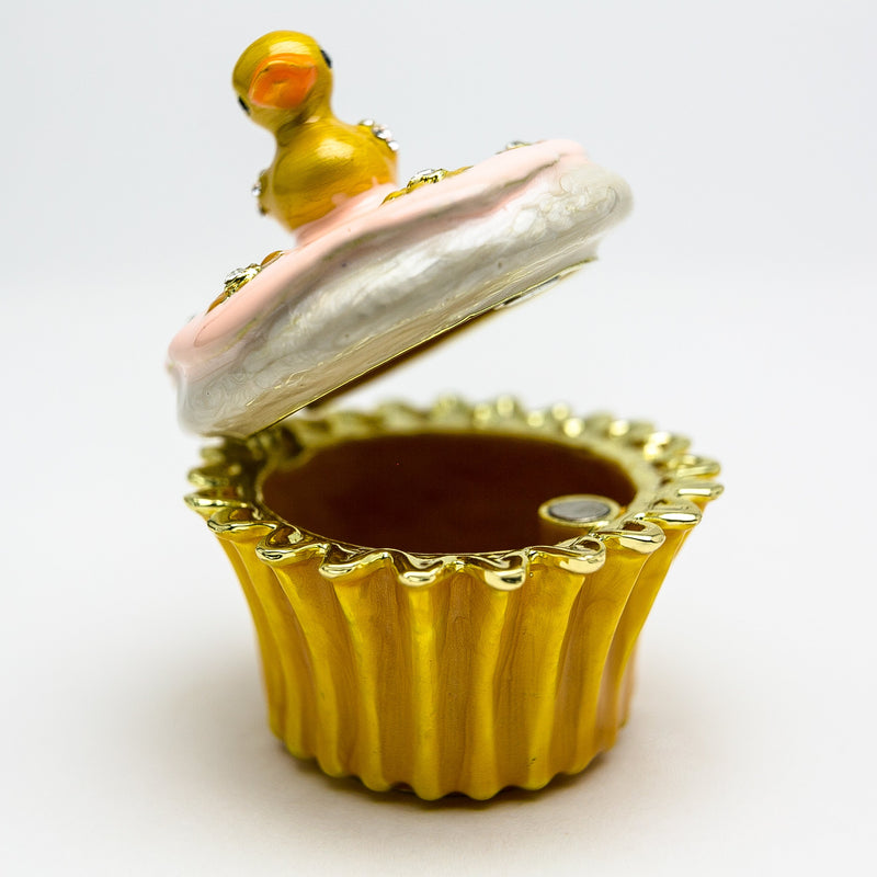 Yellow Duck on Cupcake