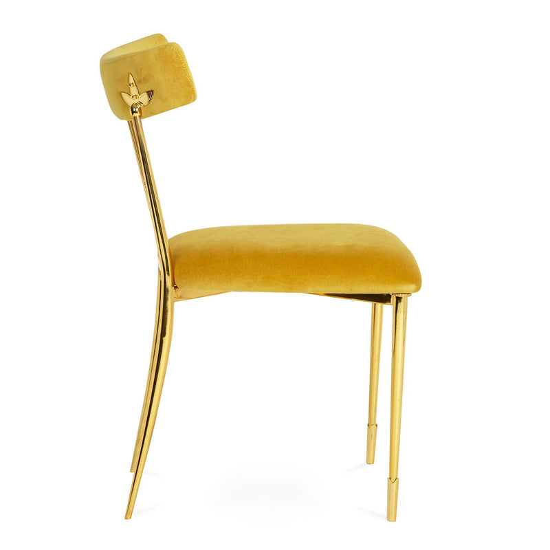 Rider Dining Chair, Rialto Gold
