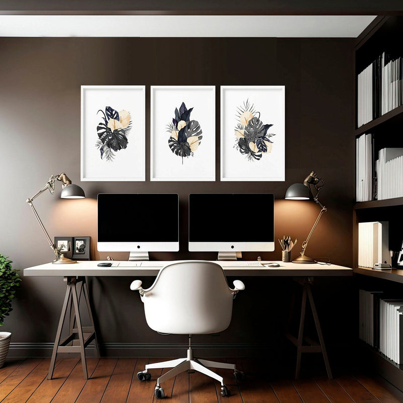 Home office art | set of 3 wall art prints