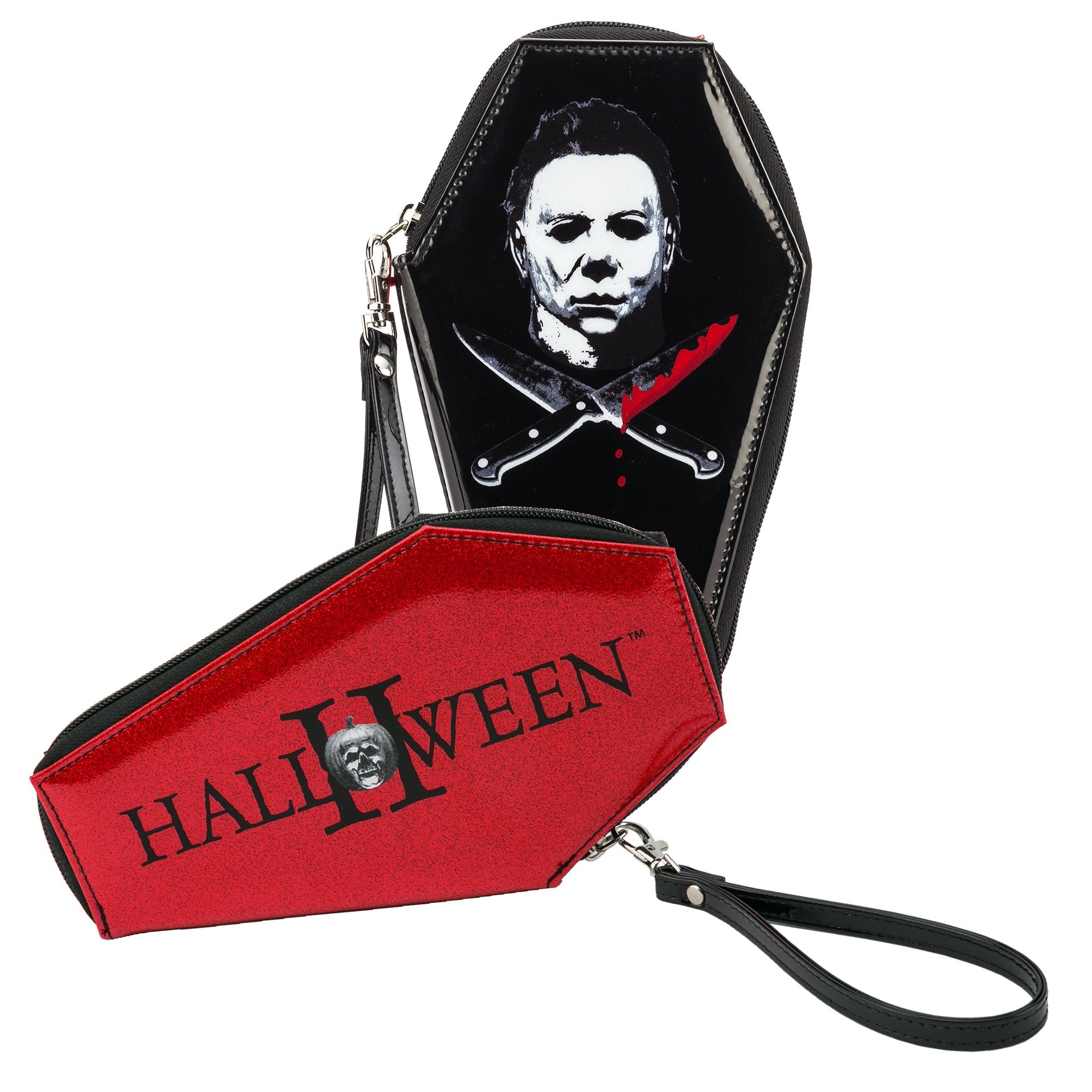 Michael Myers Coffin Bag Michael Myers Glitter Coffin Wallet - Screamers Costumes main image 2