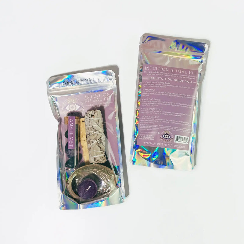 Intuition + Guidance Ritual Spell Kit Protection w Amethyst