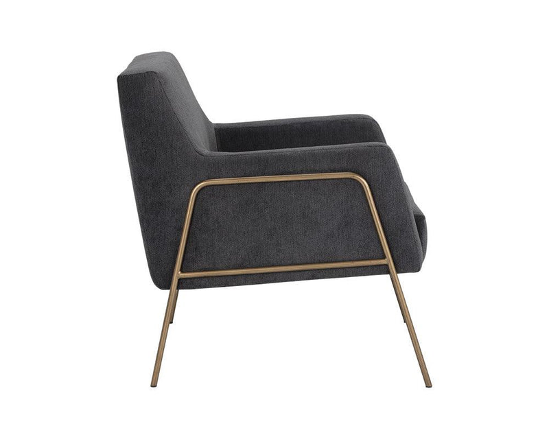 Cybil Lounge Chair - Polo Club Kohl Grey