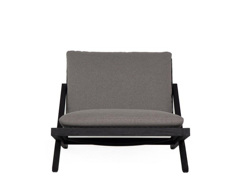 Bari Lounge Chair - Charcoal - Gracebay Grey