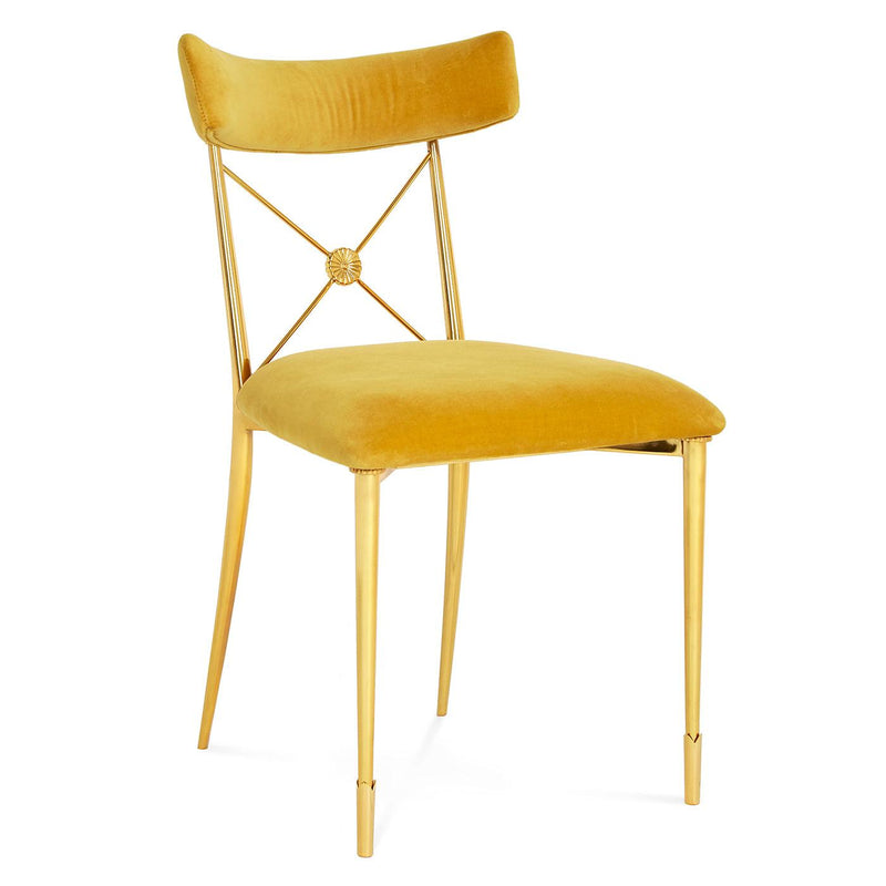 Rider Dining Chair, Rialto Gold