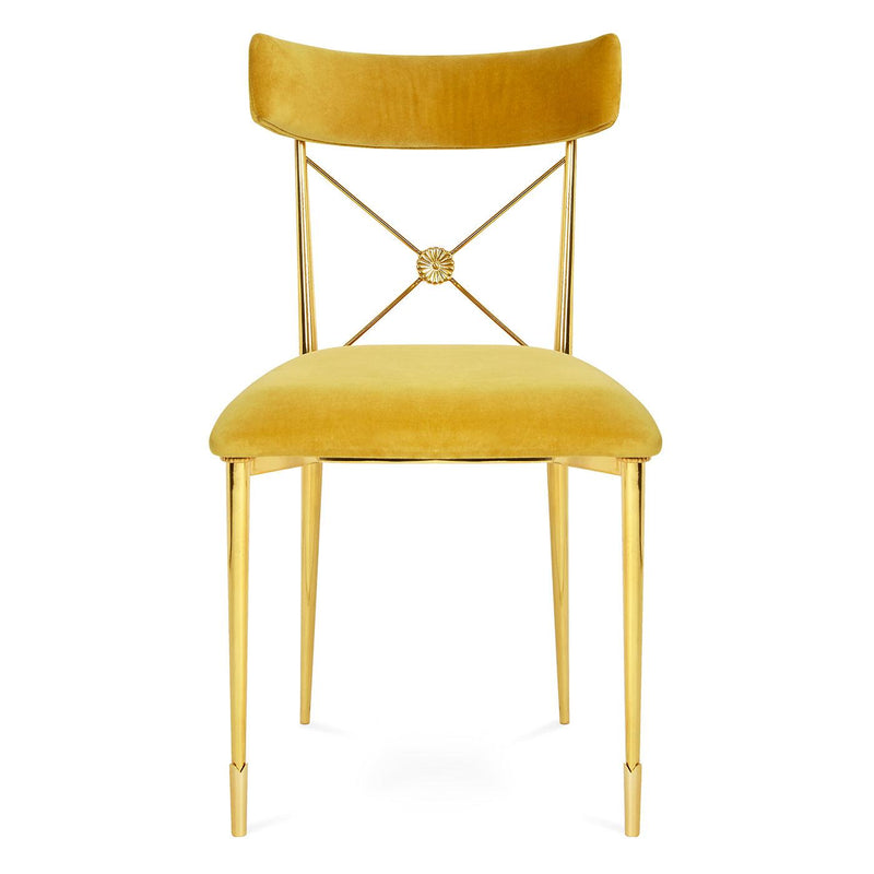 Rider Dining Chair, Rialto Gold