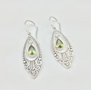 Alloy Rhinestone Cutout Earrings