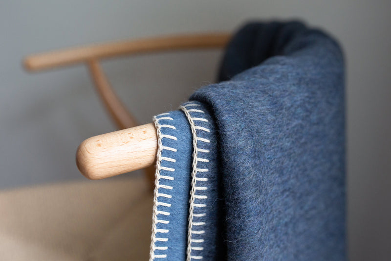 Descanso ALPACA BLEND Throw - Navy Heather