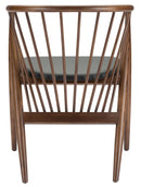 Danson Dining Chair-Black Leather