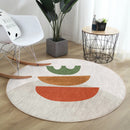 Abstract Boho Home Decorative Washable Round Rug | Homeezone