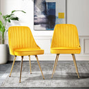 Artiss Set of 2 Dining Chairs Retro Chair Cafe Kitchen Modern Metal