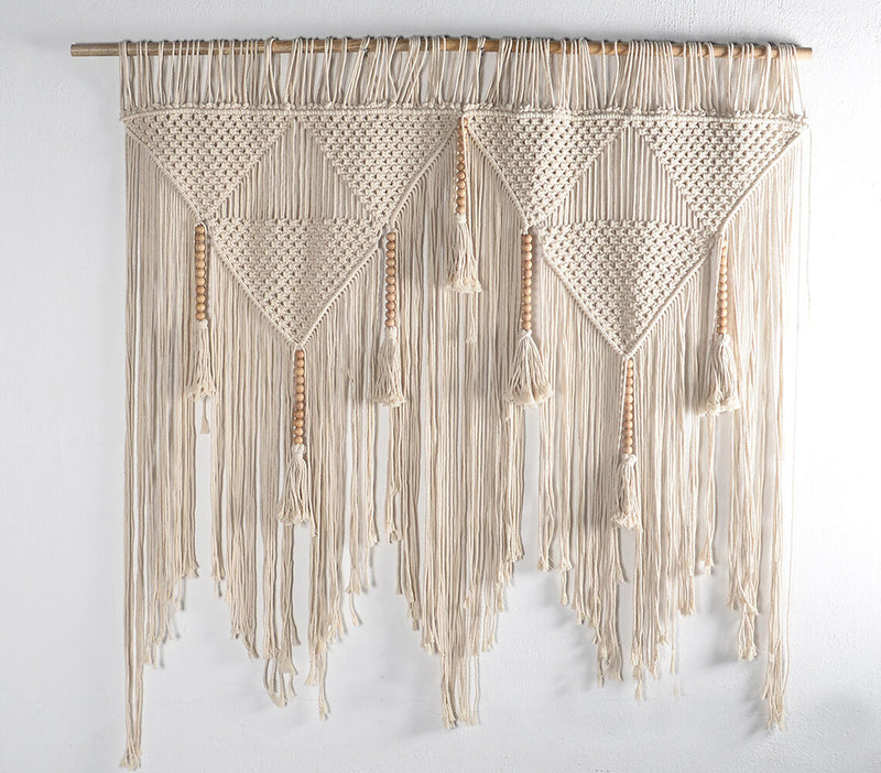 Hand Knotted Macrame Boho Wall decor