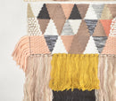 Handwoven Art Deco Layer Fringed Wall Hanging