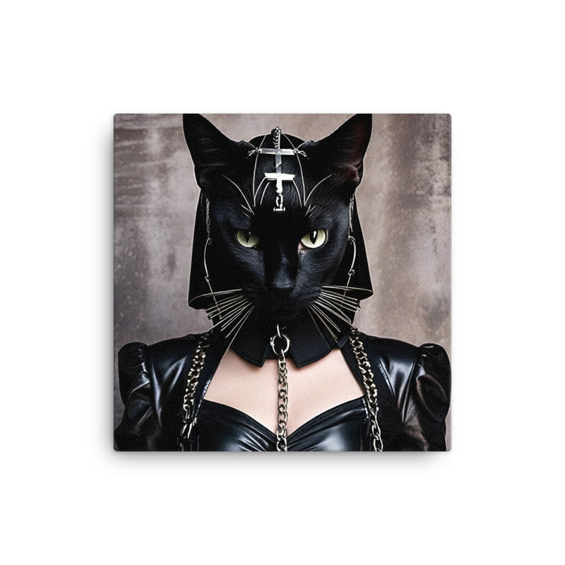 Gothic Cat Canvas