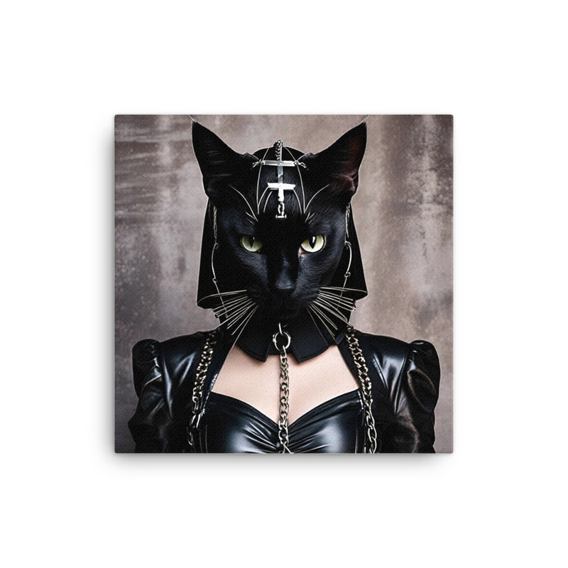 Gothic Cat Canvas