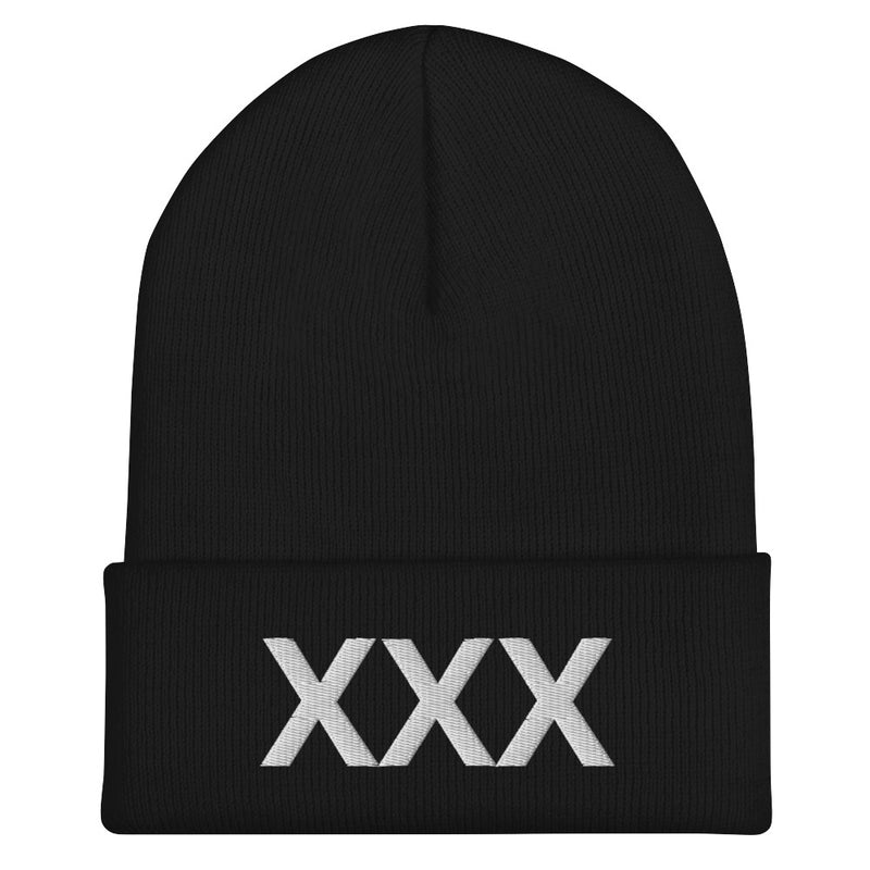 XXX Straight Edge Cuffed Beanie