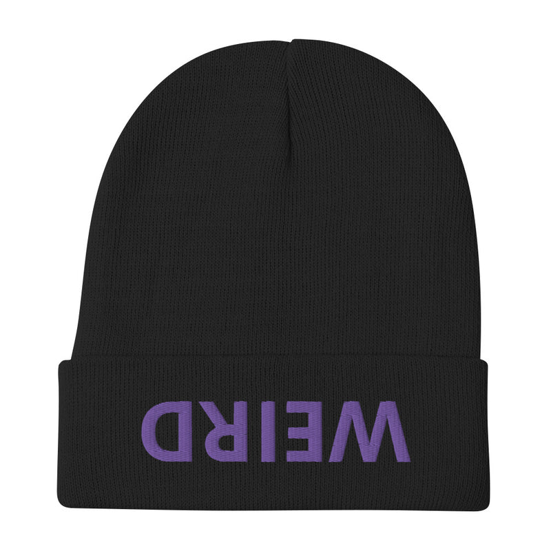 Weird Embroidered Beanie