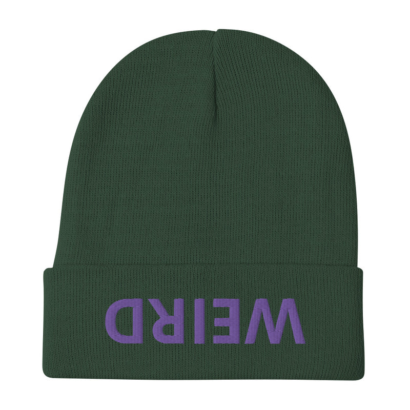 Weird Embroidered Beanie