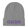 Weird Embroidered Beanie