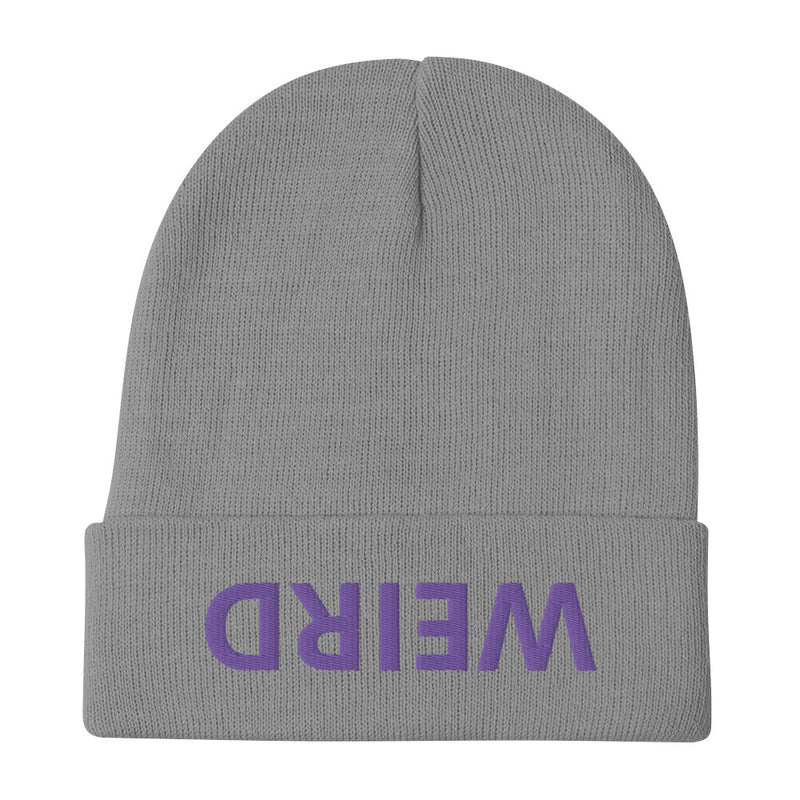 Weird Embroidered Beanie
