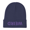 Weird Embroidered Beanie