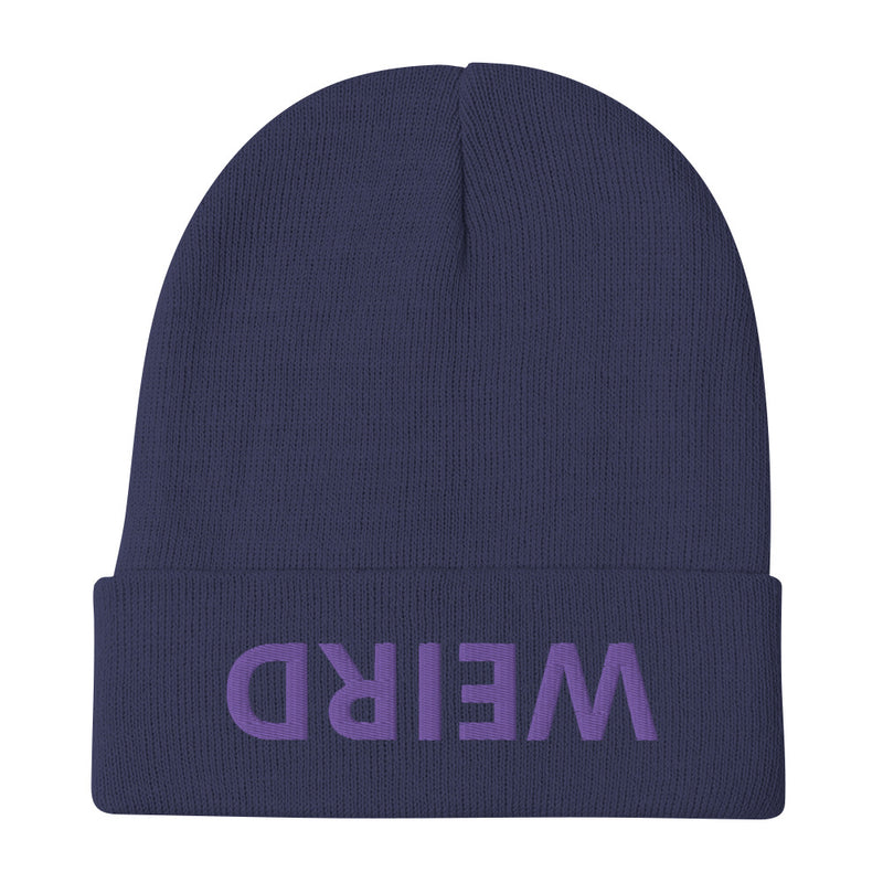 Weird Embroidered Beanie