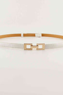 PU Skinny Belt