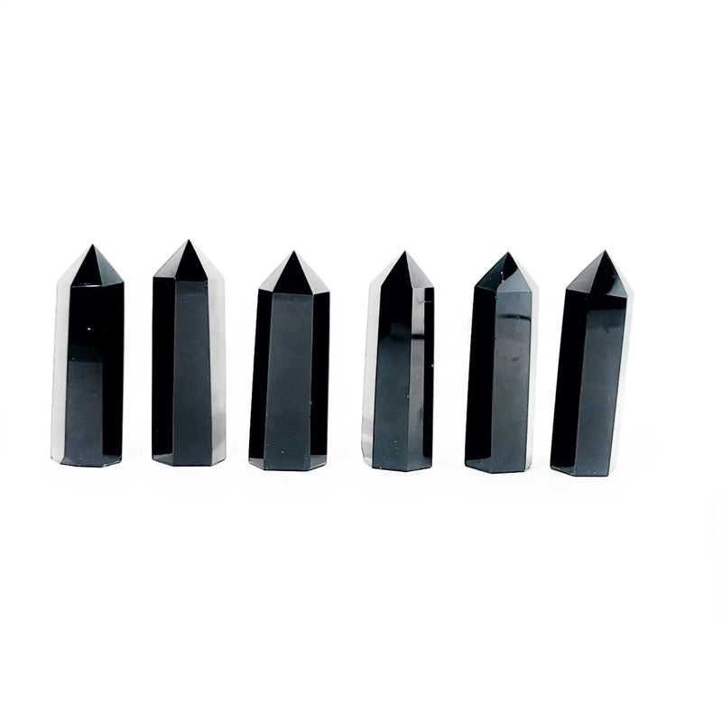 Natural Obsidian Crystal Point-W