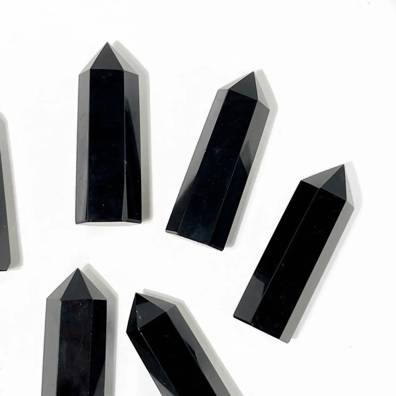 Natural Obsidian Crystal Point-W
