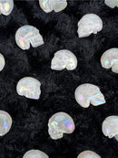 Aura Clear Quartz Skull