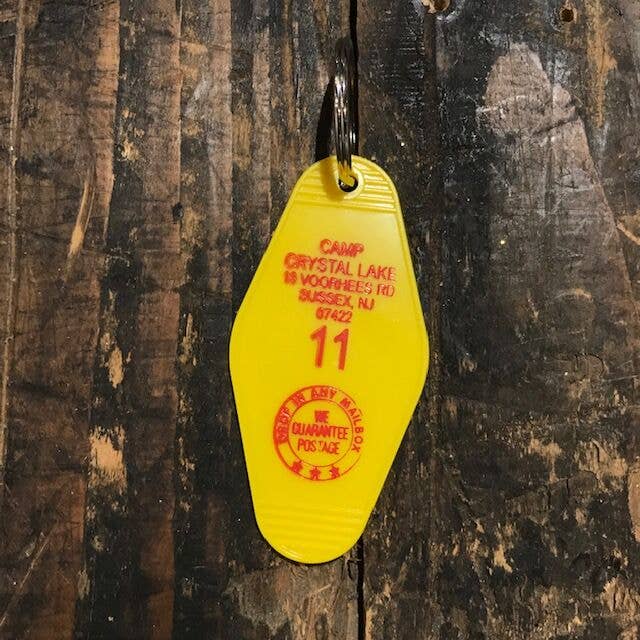 The 3 Sisters Design Co Motel Room Key- Camp Crystal Lake - Darkest Hour Apparel