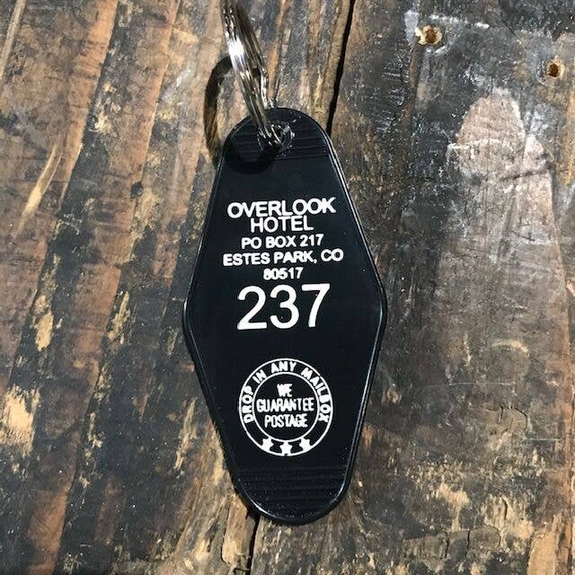 The 3 Sisters Design Co Motel Keychain - Overlook Hotel Room 237 - Darkest Hour Apparel