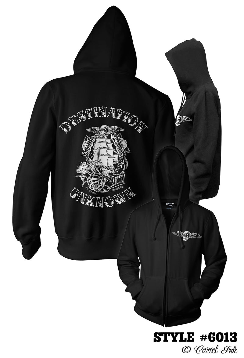 CARTEL INK Destination Unknown HOODIE - Darkest Hour Apparel