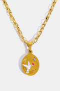 Stainless Steel 18K Gold-Plated Necklace