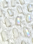 Mini Point Aura Clear Quartz