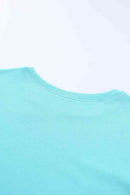 Side Slit Drop Shoulder Sweatshirt