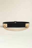 Elastic Belt with Chain