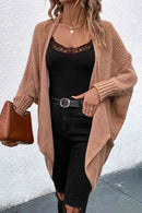 Open Front Dolman Sleeve Cardigan