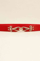 Alloy Buckle Elastic Belt