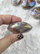 Aura Flower Agate Palm Stone