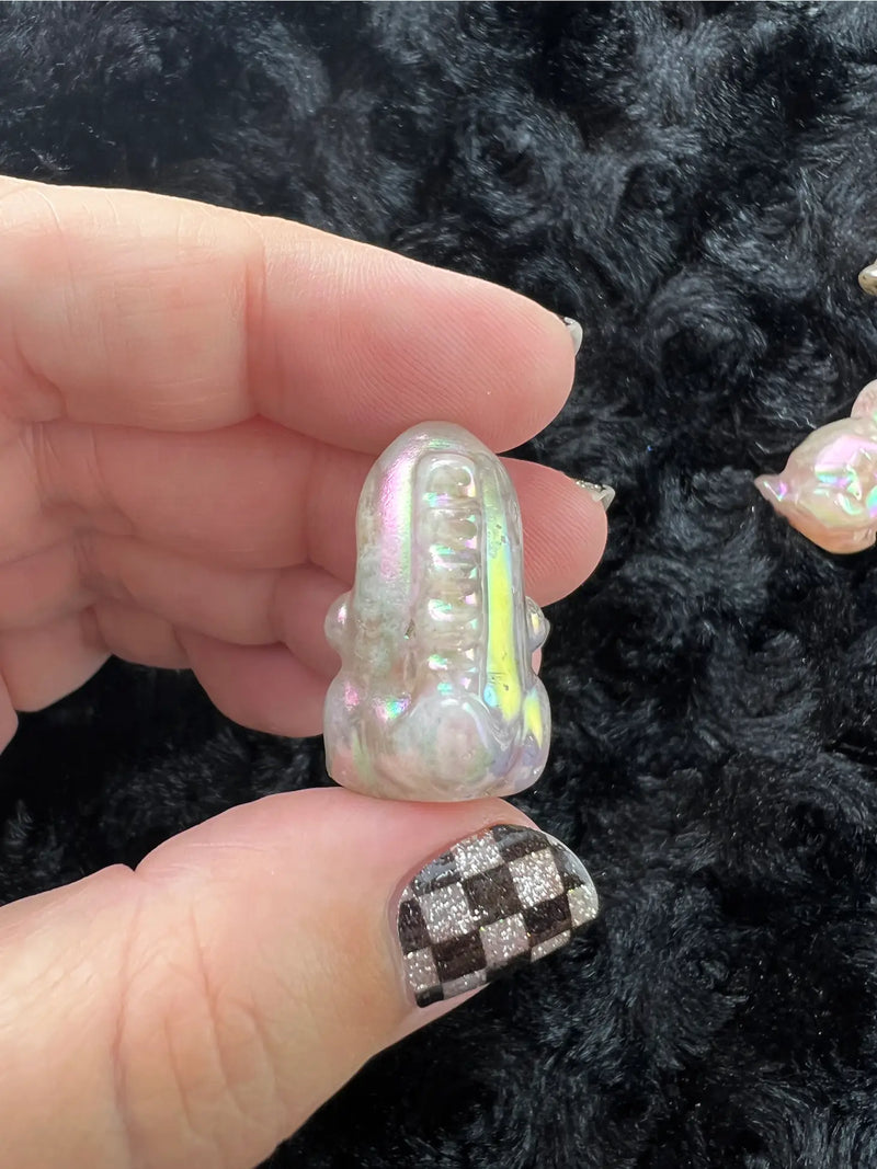 Aura Flower Agate Dinosaur