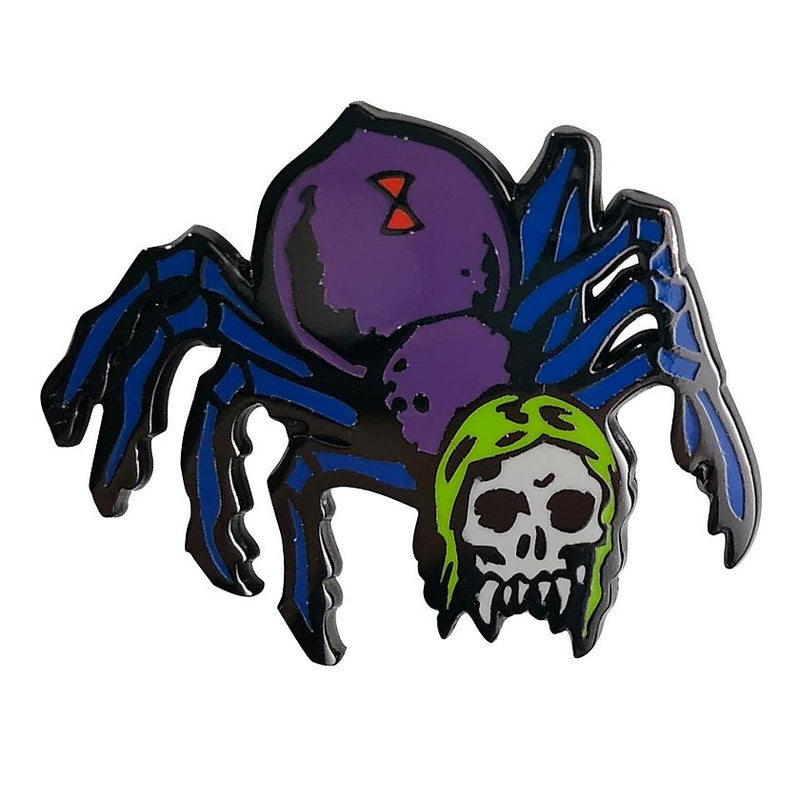 Retro-a-go-go Zombie Spider - Enamel Pin - Darkest Hour Apparel