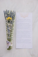 Sage Bundle Large Lavender & Crystal & Info Card