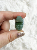 Aura Green Adventurine Skull