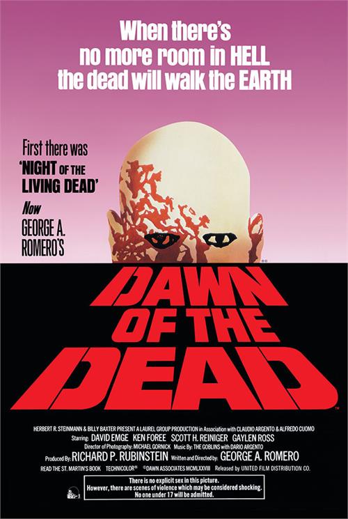 Black Ball Corp Dawn Of The Dead 24"x 36" - Darkest Hour Apparel