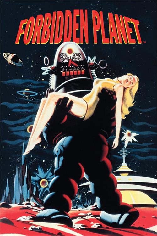 Black Ball Corp Forbidden Planet Movie Poster - Darkest Hour Apparel