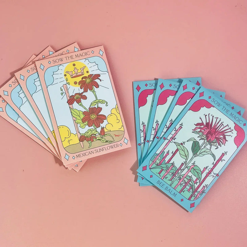 Bee Balm Tarot Garden + Gift Seed Packet