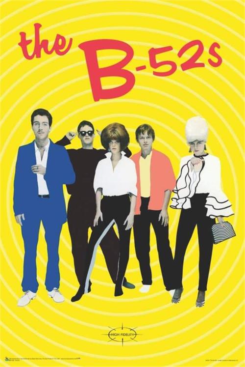 Black Ball Corp B-52's BAND POSTER - Darkest Hour Apparel