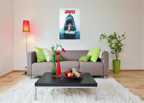 Black Ball Corp Jaws 2 Movie Poster - Darkest Hour Apparel